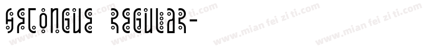 HFTongue Regular字体转换